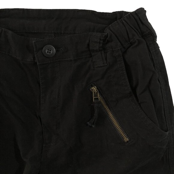 Must Way Cargo Pants Womens Size 4 Black Elastic Waistband Military Pockets - Picture 13 of 15